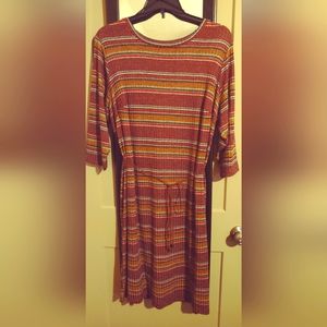 Plus- Size Knit Dress